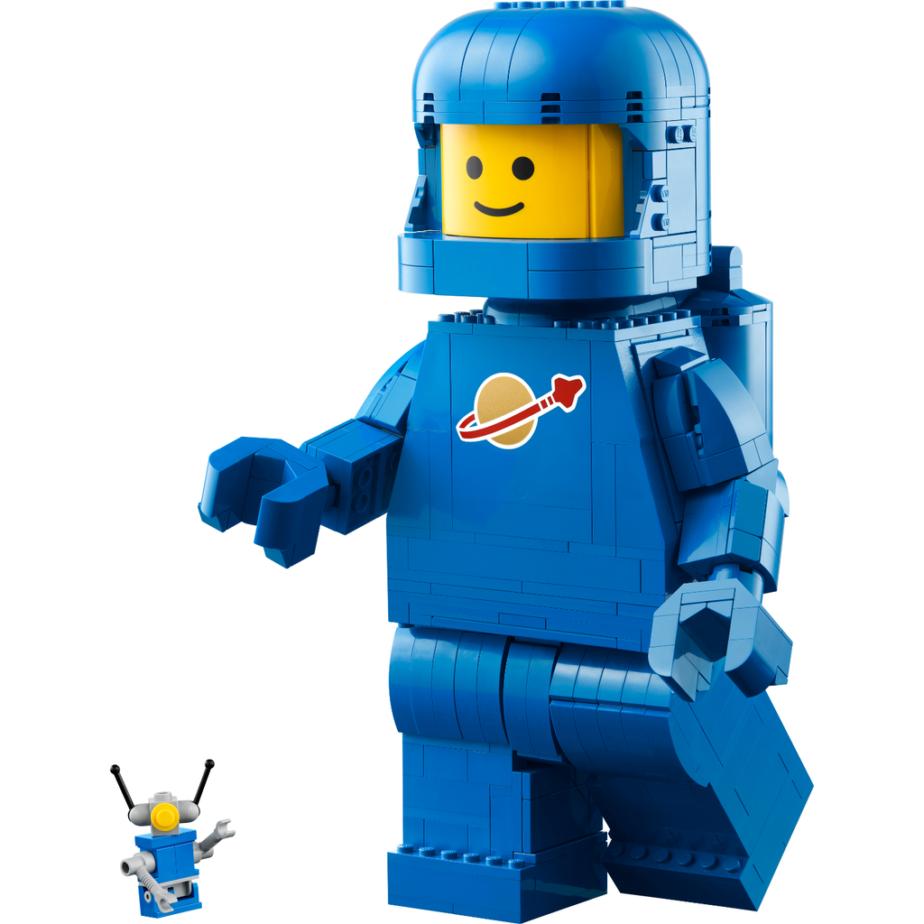 LEGO? Scaled-Up Blue Astronaut Minifigure