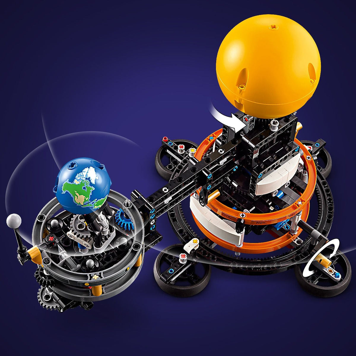 LEGO? Technic Planet Earth and Moon in Orbit