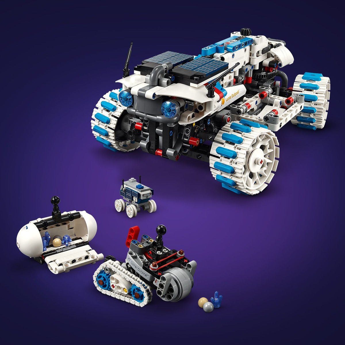 LEGO? Technic Lunar Outpost? Moon Rover Space Vehicle