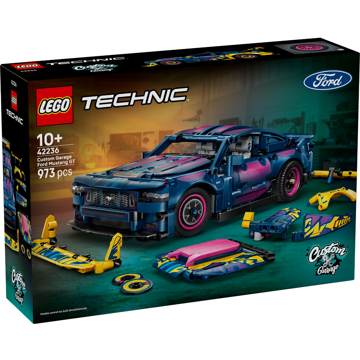 LEGO? Technic Custom Garage Ford Mustang GT Car