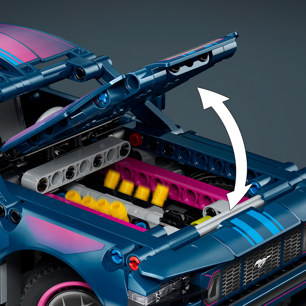 LEGO? Technic Custom Garage Ford Mustang GT Car