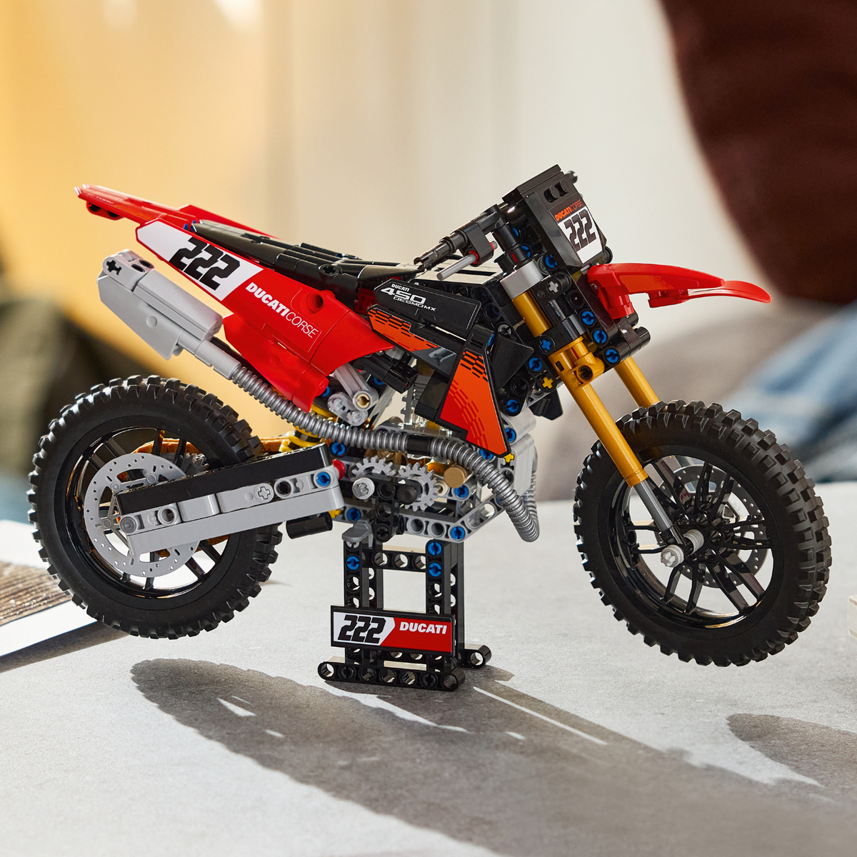 LEGO? Technic Ducati Desmo450 MX Factory Motorcycle