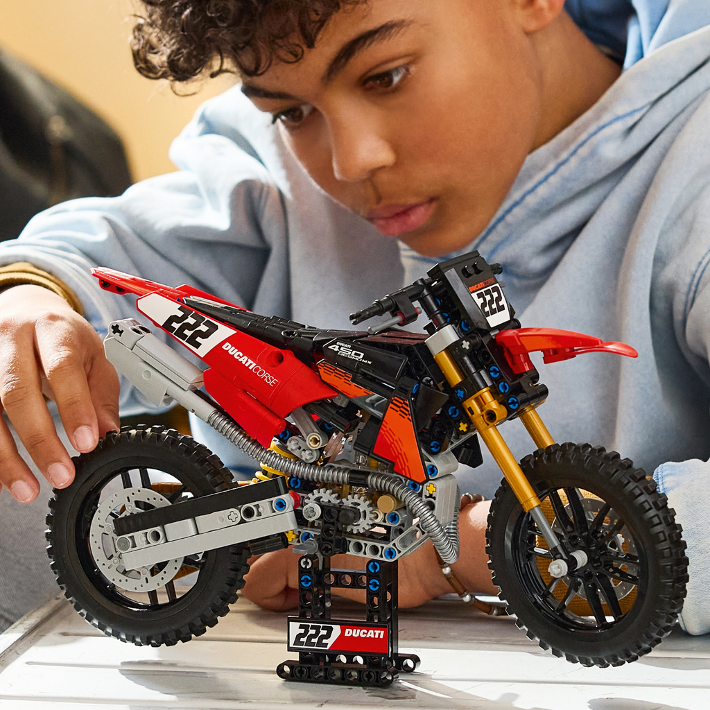 LEGO? Technic Ducati Desmo450 MX Factory Motorcycle