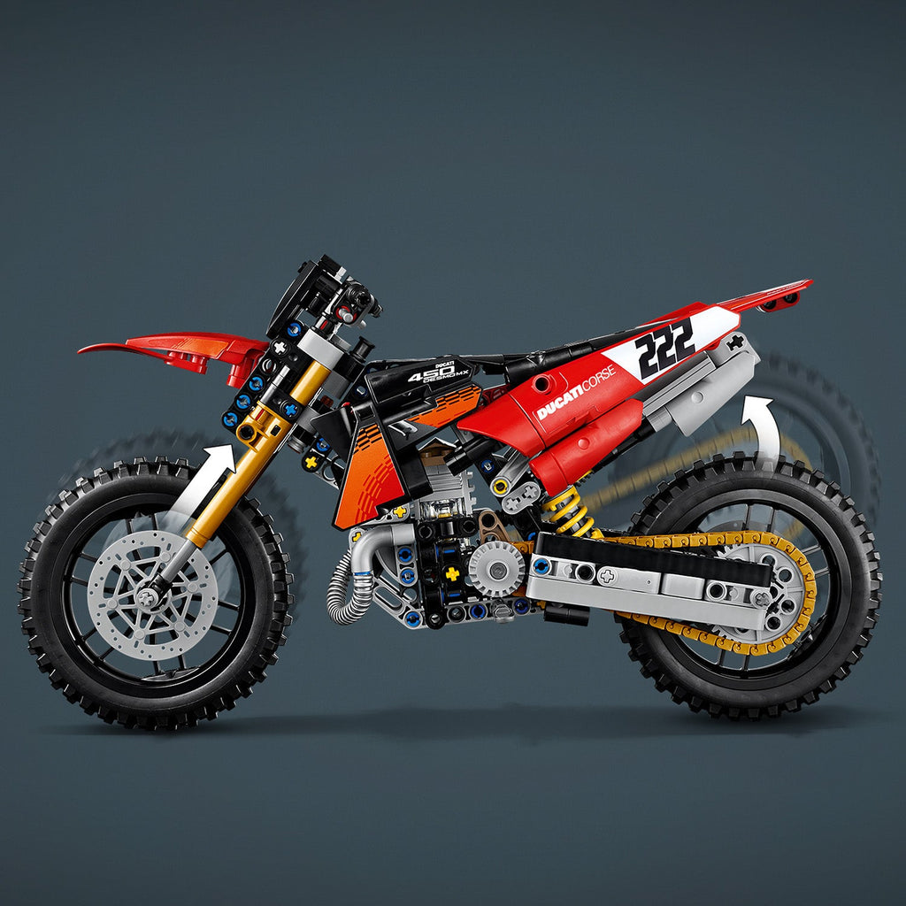 LEGO? Technic Ducati Desmo450 MX Factory Motorcycle