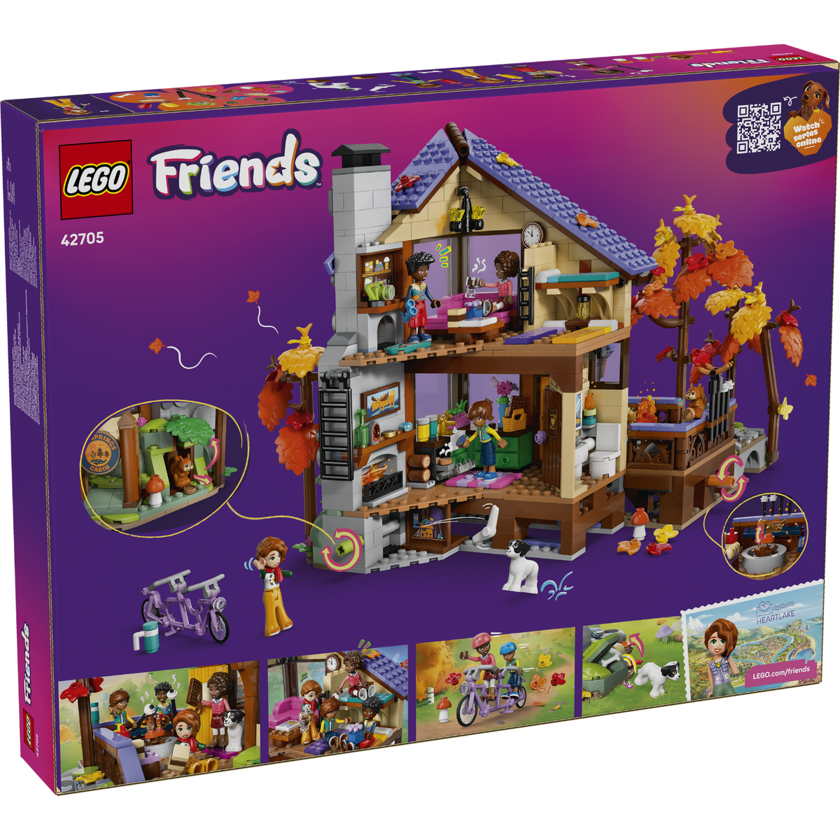 LEGO? Friends Cozy Fall Forest Cabin