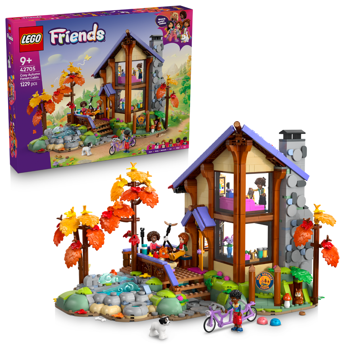 LEGO? Friends Cozy Fall Forest Cabin