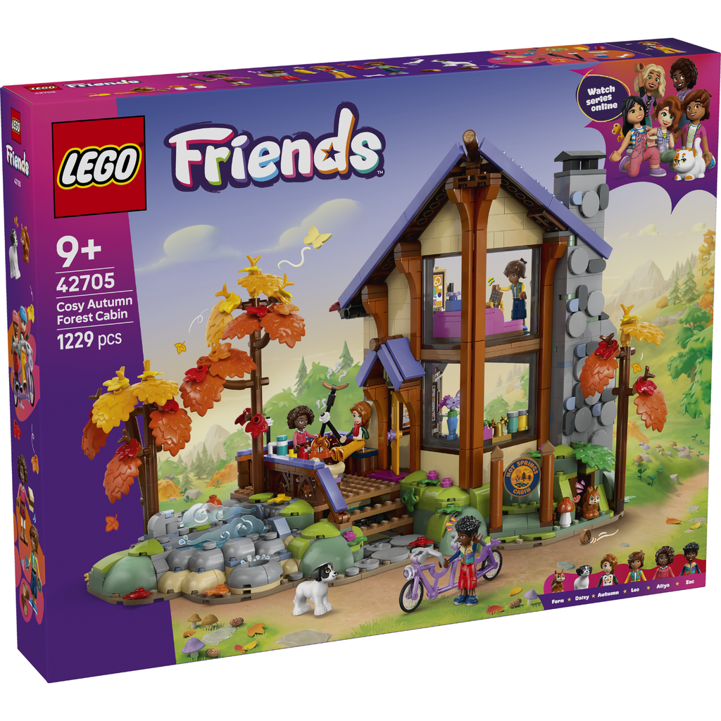 LEGO? Friends Cozy Fall Forest Cabin