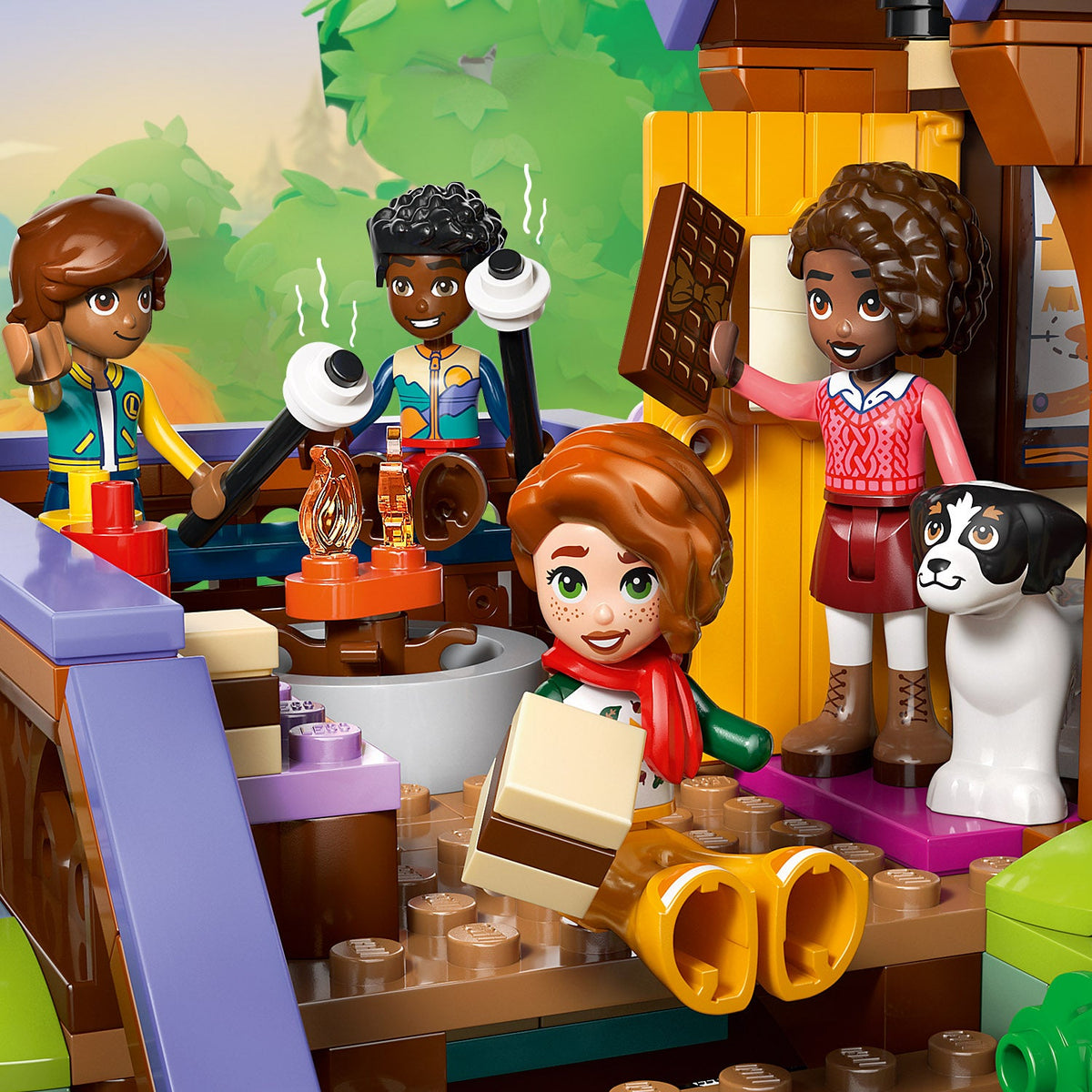 LEGO? Friends Cozy Fall Forest Cabin