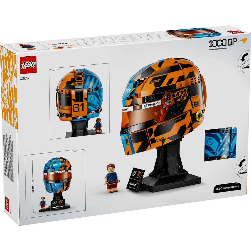 LEGO? Editions McLaren Mastercard F1? Team Oscar Piastri Helmet