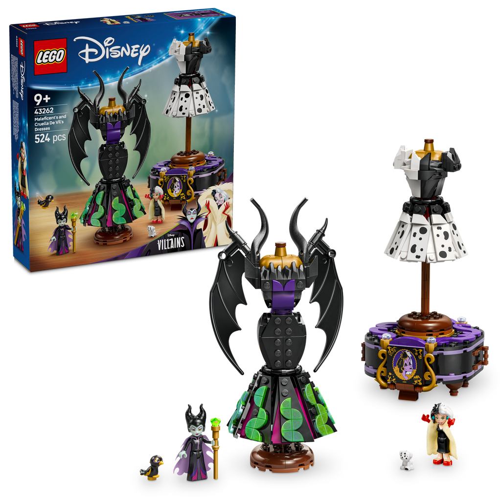 LEGO? | Disney Villains Maleficent's and Cruella De Vil's Dresses