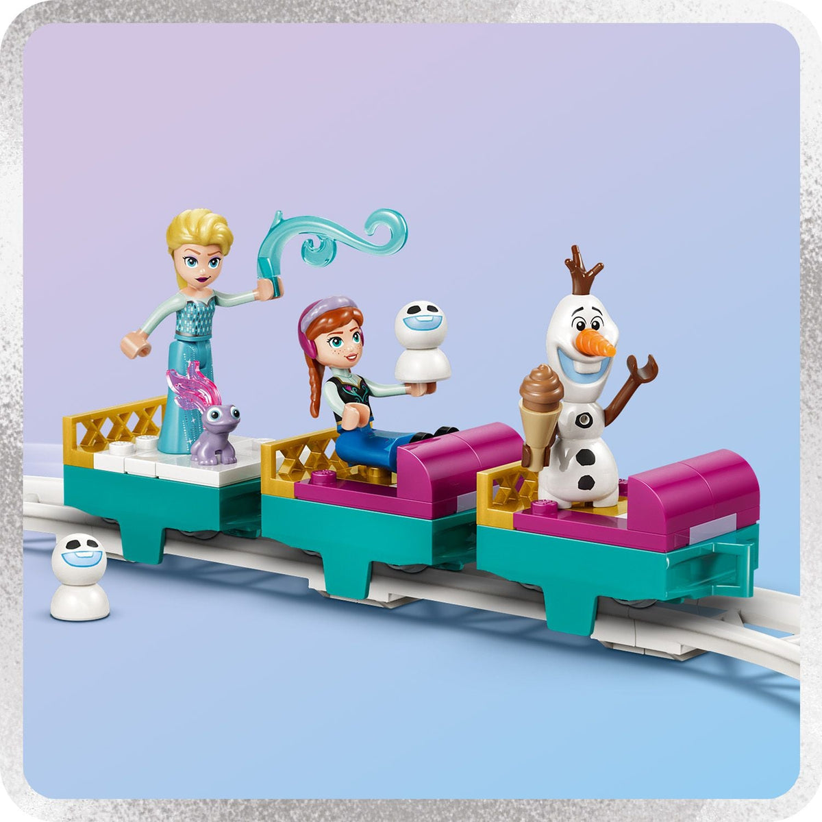 LEGO? | Disney Frozen Elsa's Ice Castle & Snow Ride Adventure
