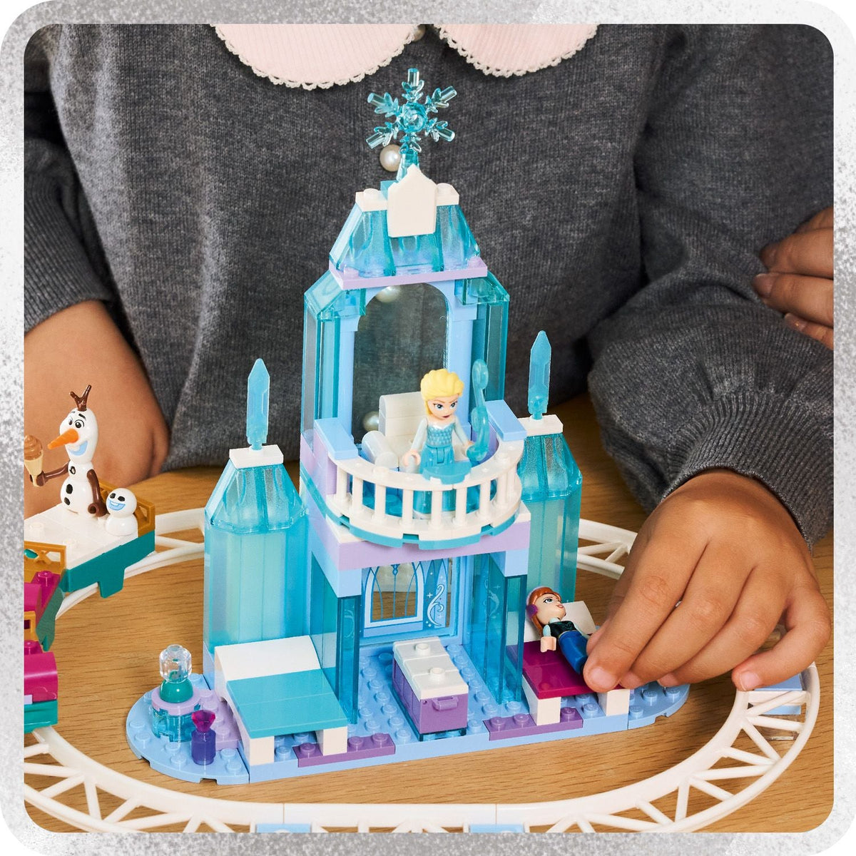LEGO? | Disney Frozen Elsa's Ice Castle & Snow Ride Adventure