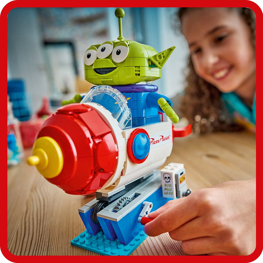 LEGO? | Disney and Pixar Toy Story Alien with Pizza Planet Rocket Ride