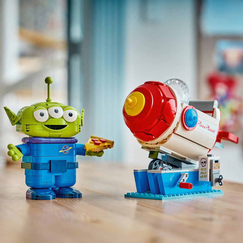 LEGO? | Disney and Pixar Toy Story Alien with Pizza Planet Rocket Ride
