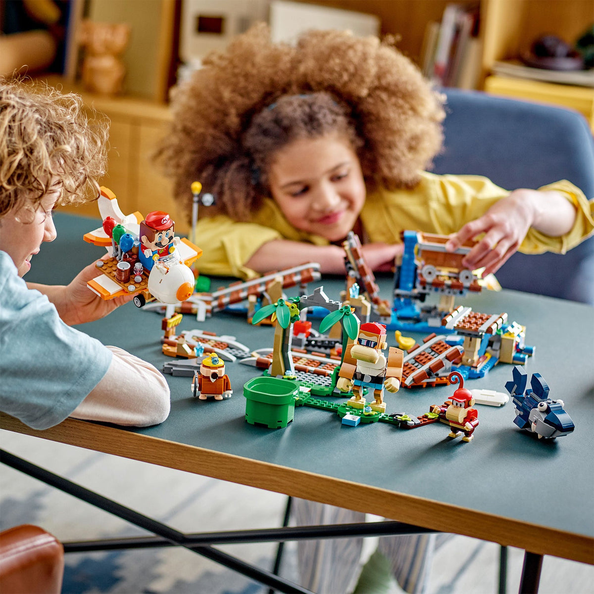 LEGO? Super Mario? Diddy Kong's Mine Cart Ride Expansion Set
