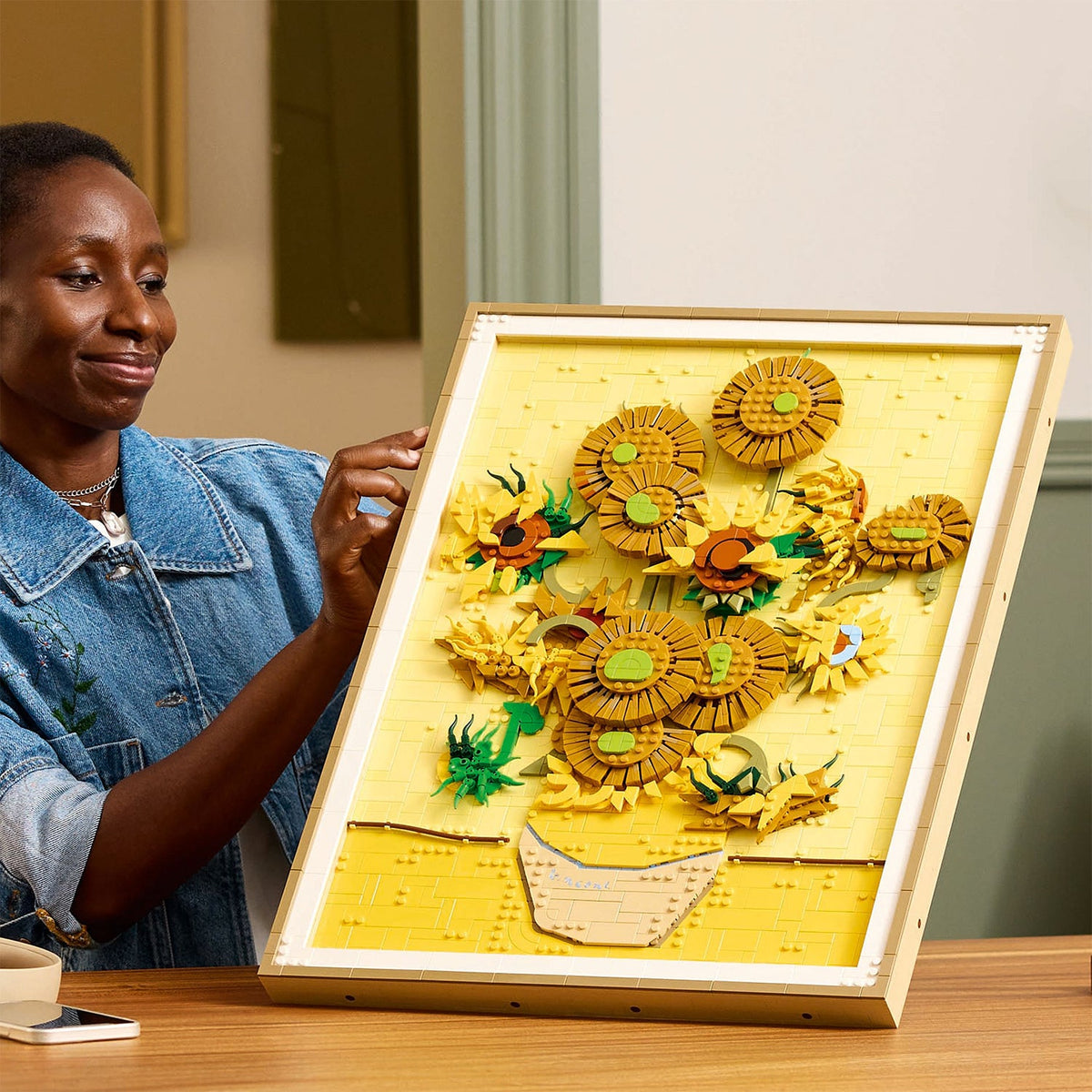 LEGO? Art Vincent van Gogh ¨C Sunflowers