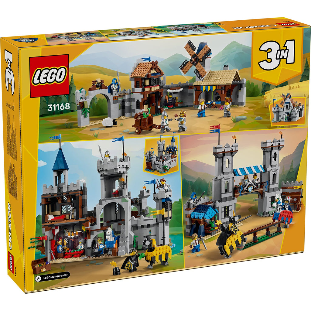 LEGO? Creator 3-in-1 Medieval Horse Knight Castle