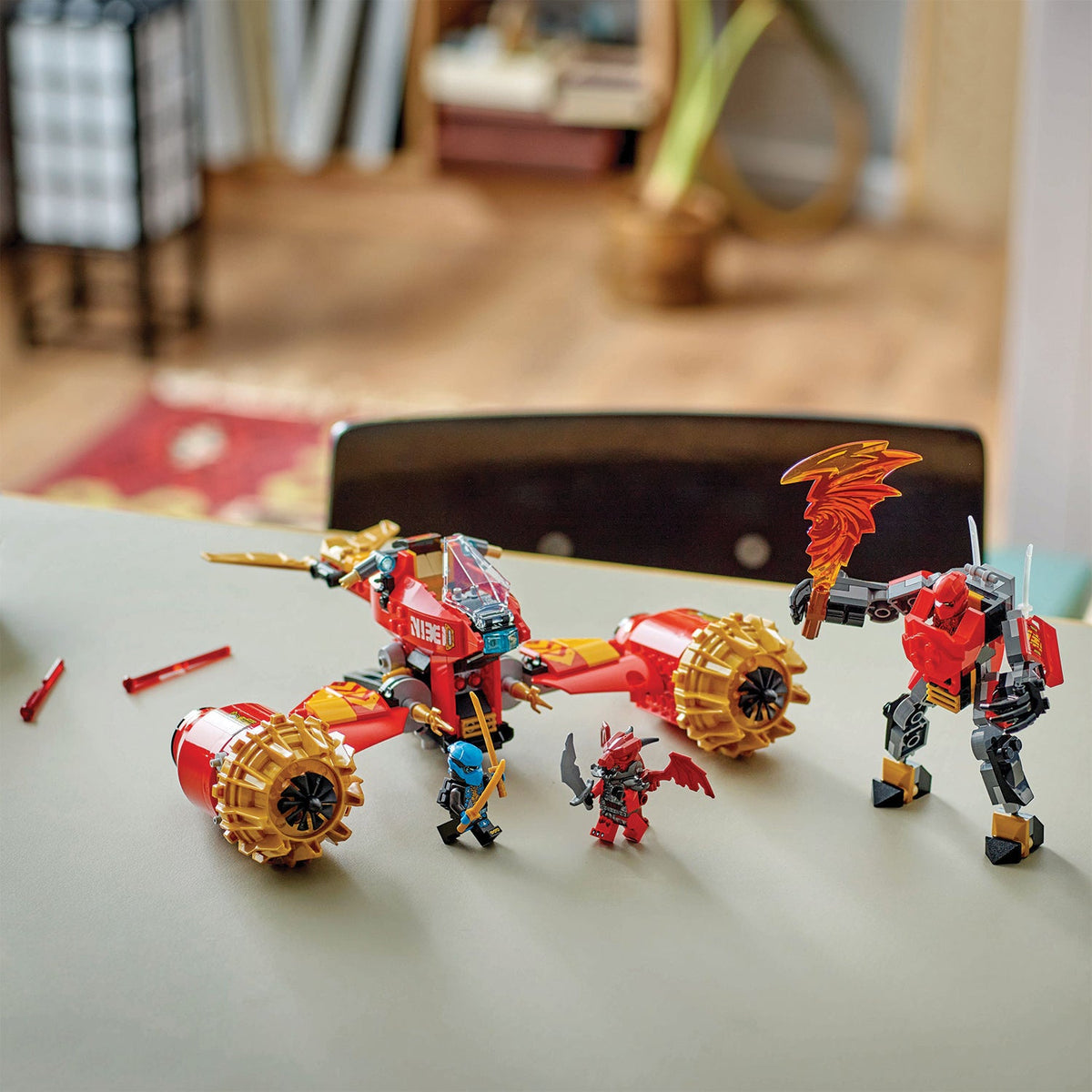 LEGO? NINJAGO? Kai's Mech Storm Rider