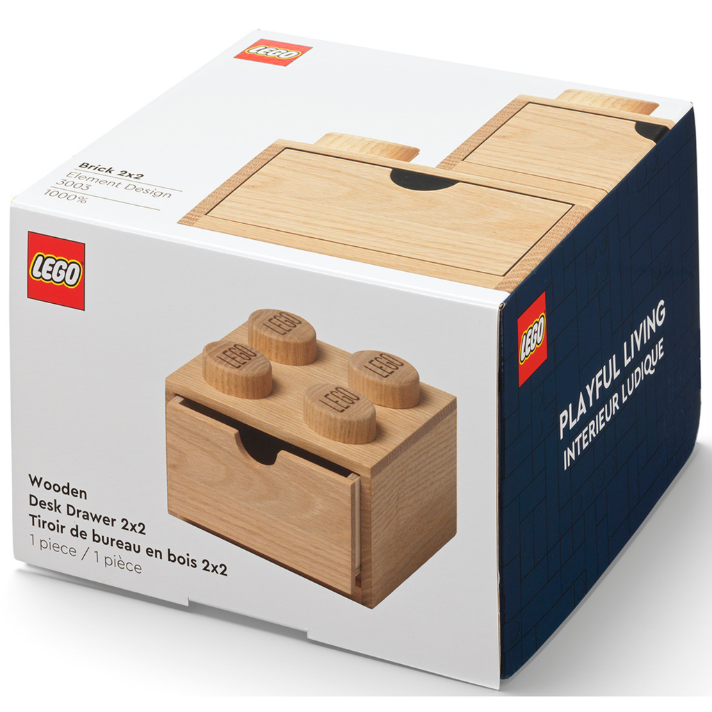 LEGO Wooden Desk Drawer 4 ¨C Light Oak