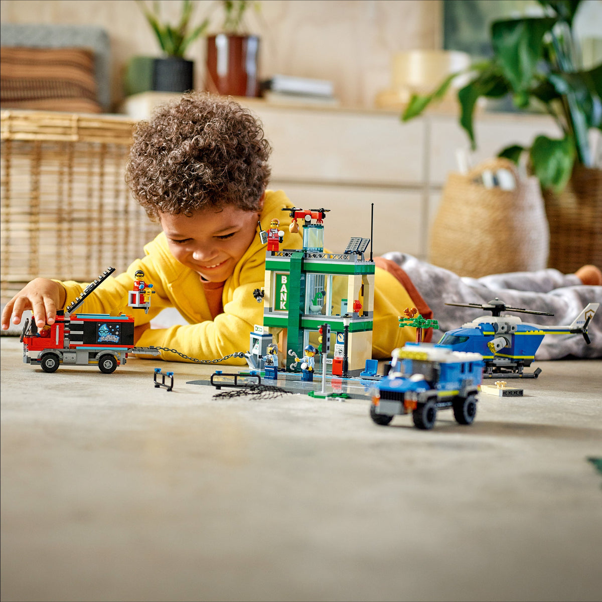 LEGO? City Police Chase at the Bank