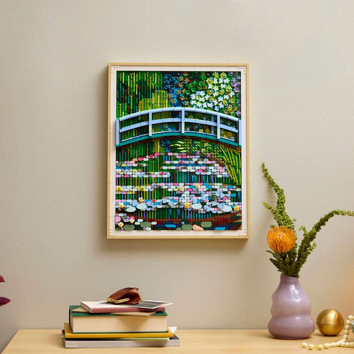 LEGO? Art Claude Monet ¨C Bridge over a Pond of Water Lilies