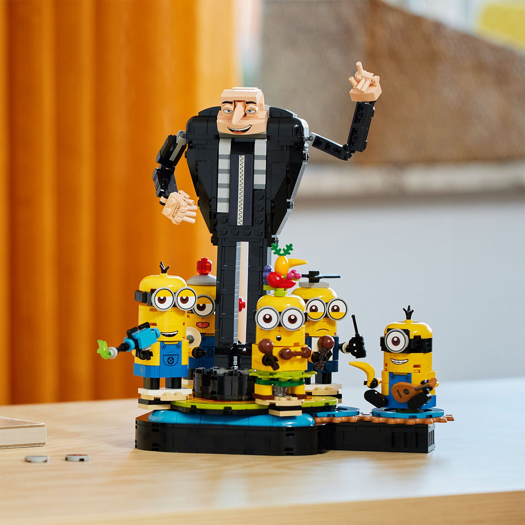 LEGO? Despicable Me 4 Brick-Built Gru and Minions