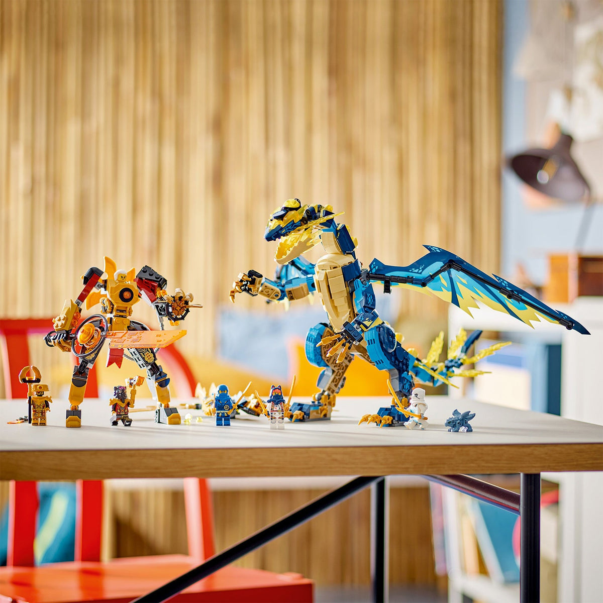 LEGO? NINJAGO? Elemental Dragon vs. The Empress Mech