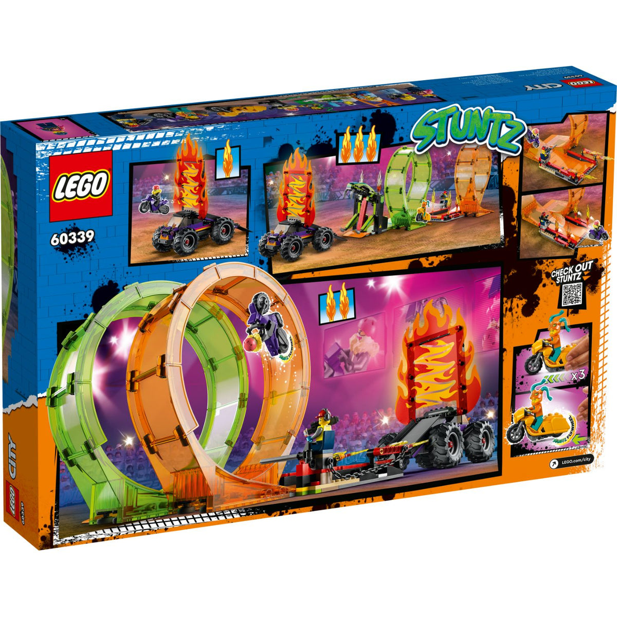 LEGO? City Double Loop Stunt Arena