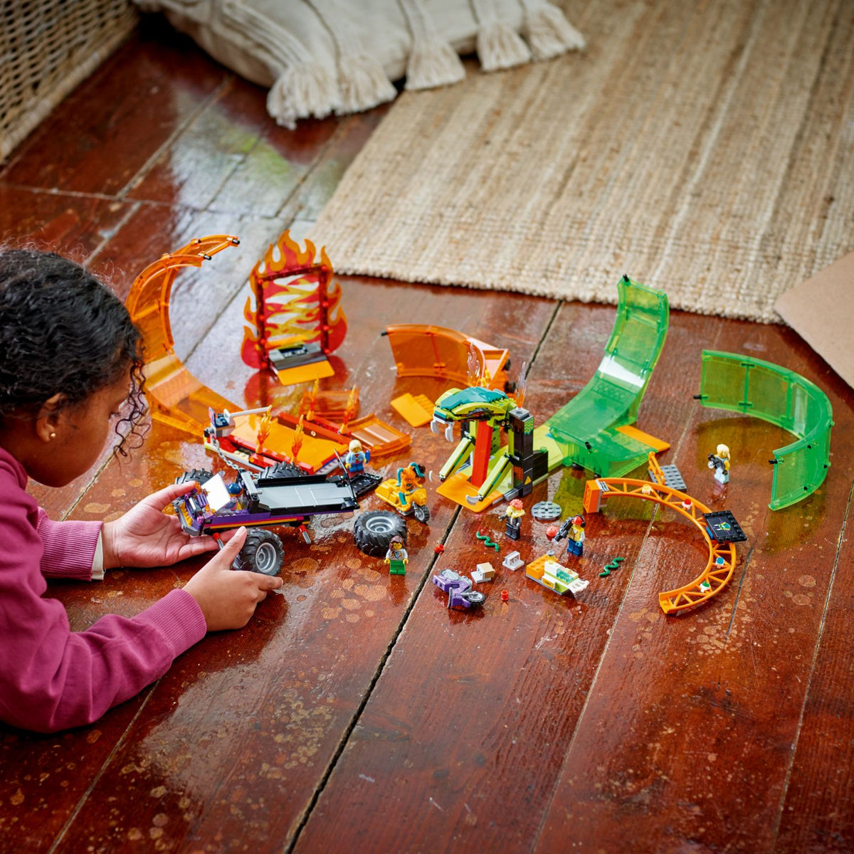 LEGO? City Double Loop Stunt Arena