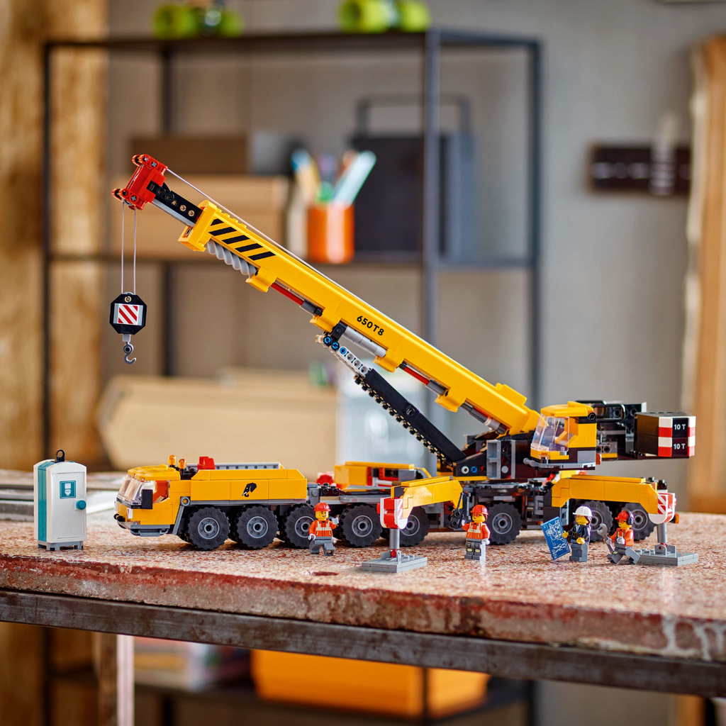 LEGO? City Yellow Mobile Construction Crane