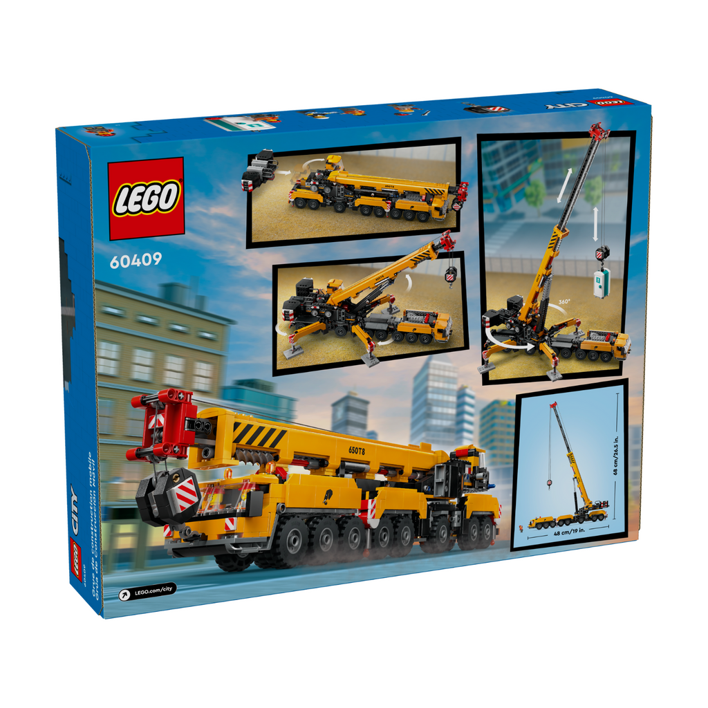 LEGO? City Yellow Mobile Construction Crane