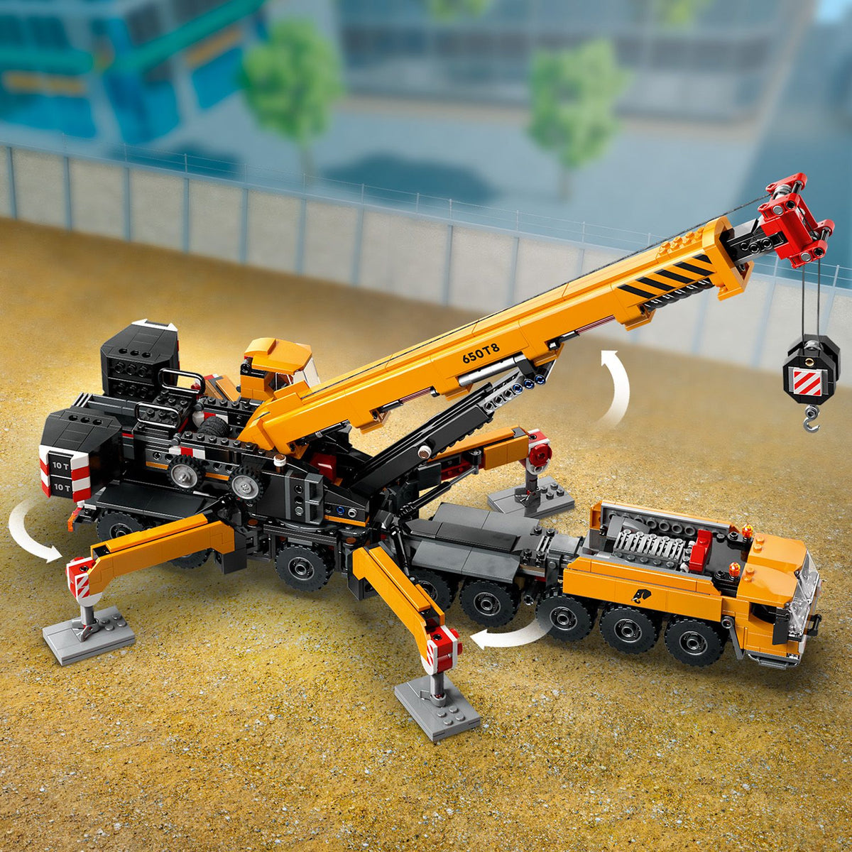 LEGO? City Yellow Mobile Construction Crane