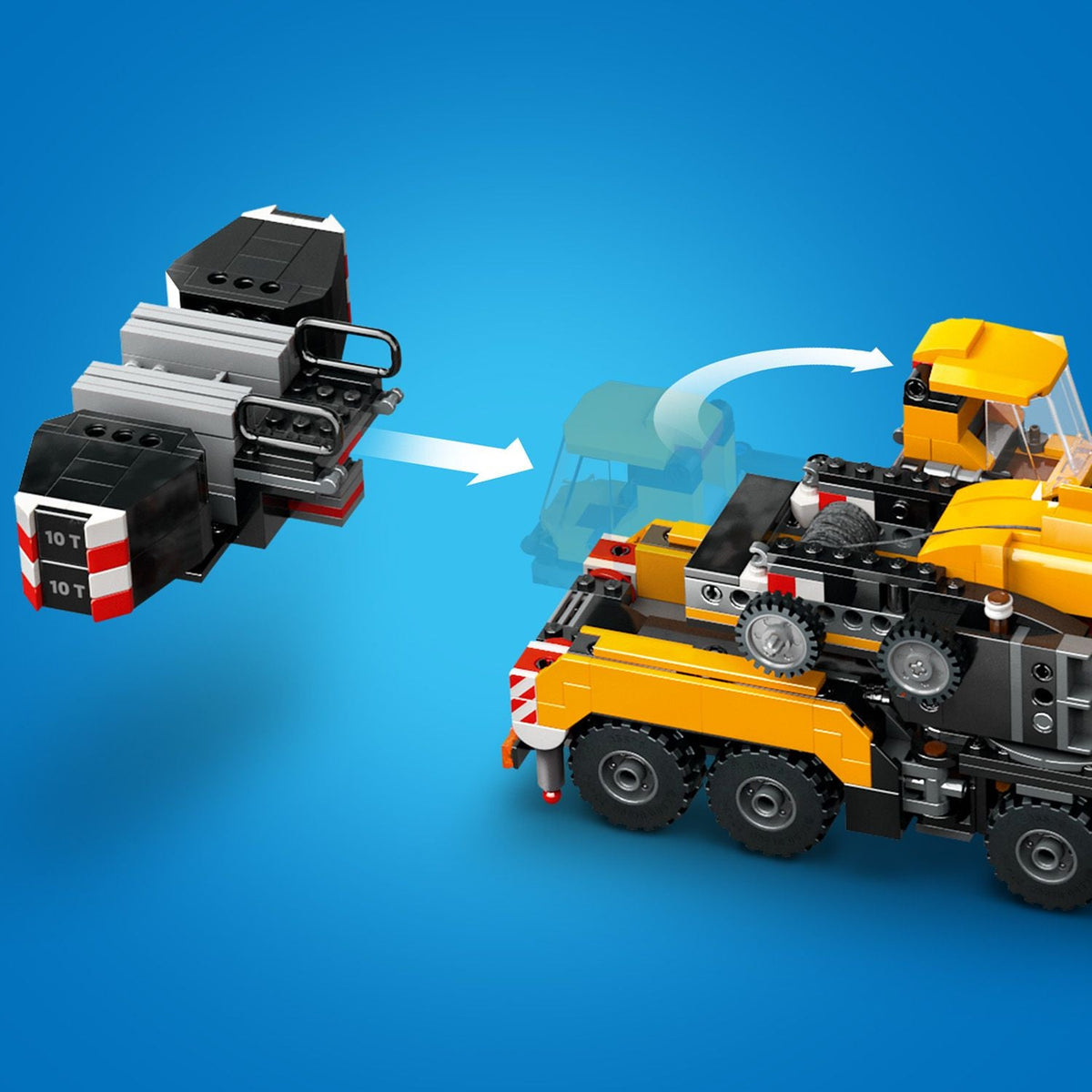 LEGO? City Yellow Mobile Construction Crane