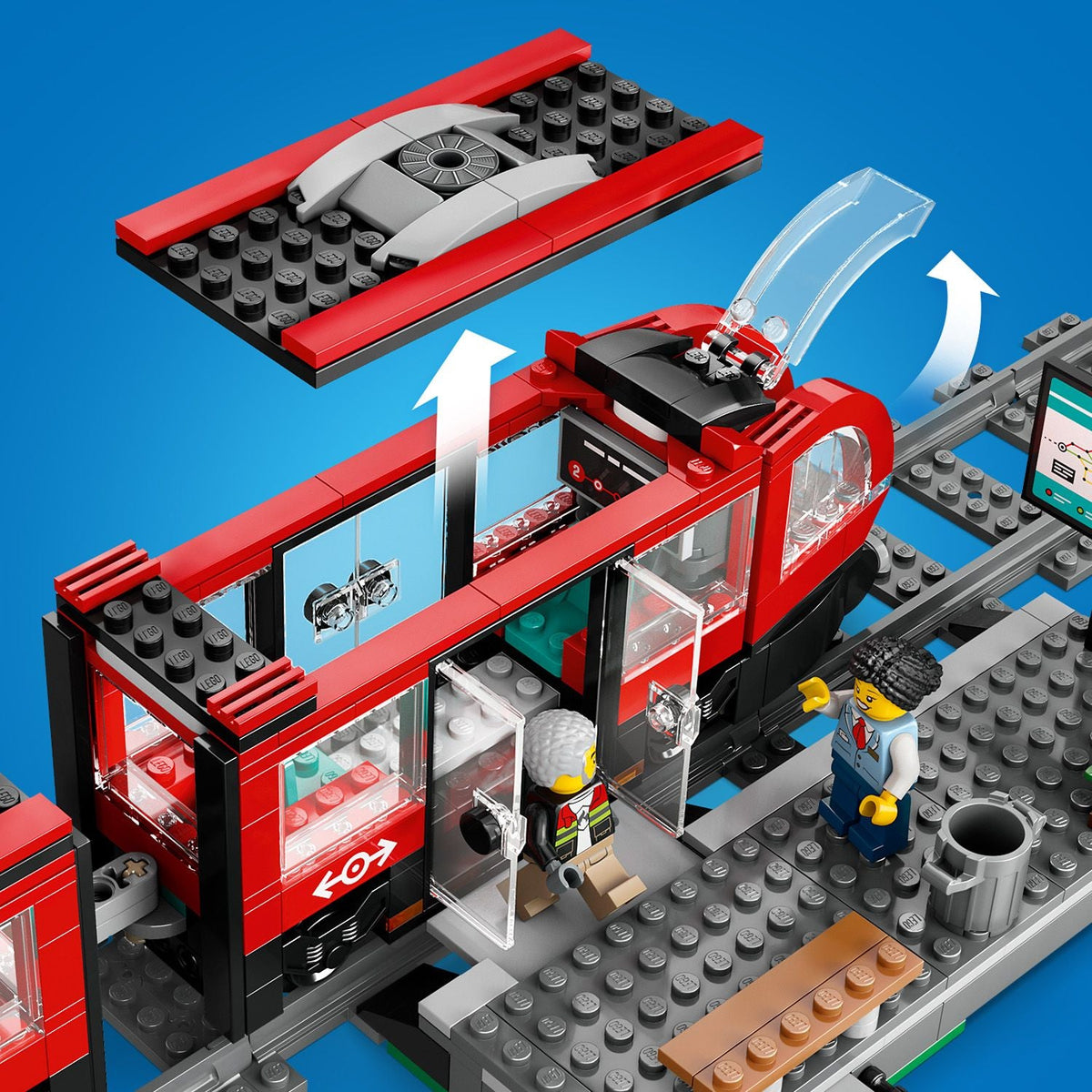 LEGO? City Downtown Tram and Station