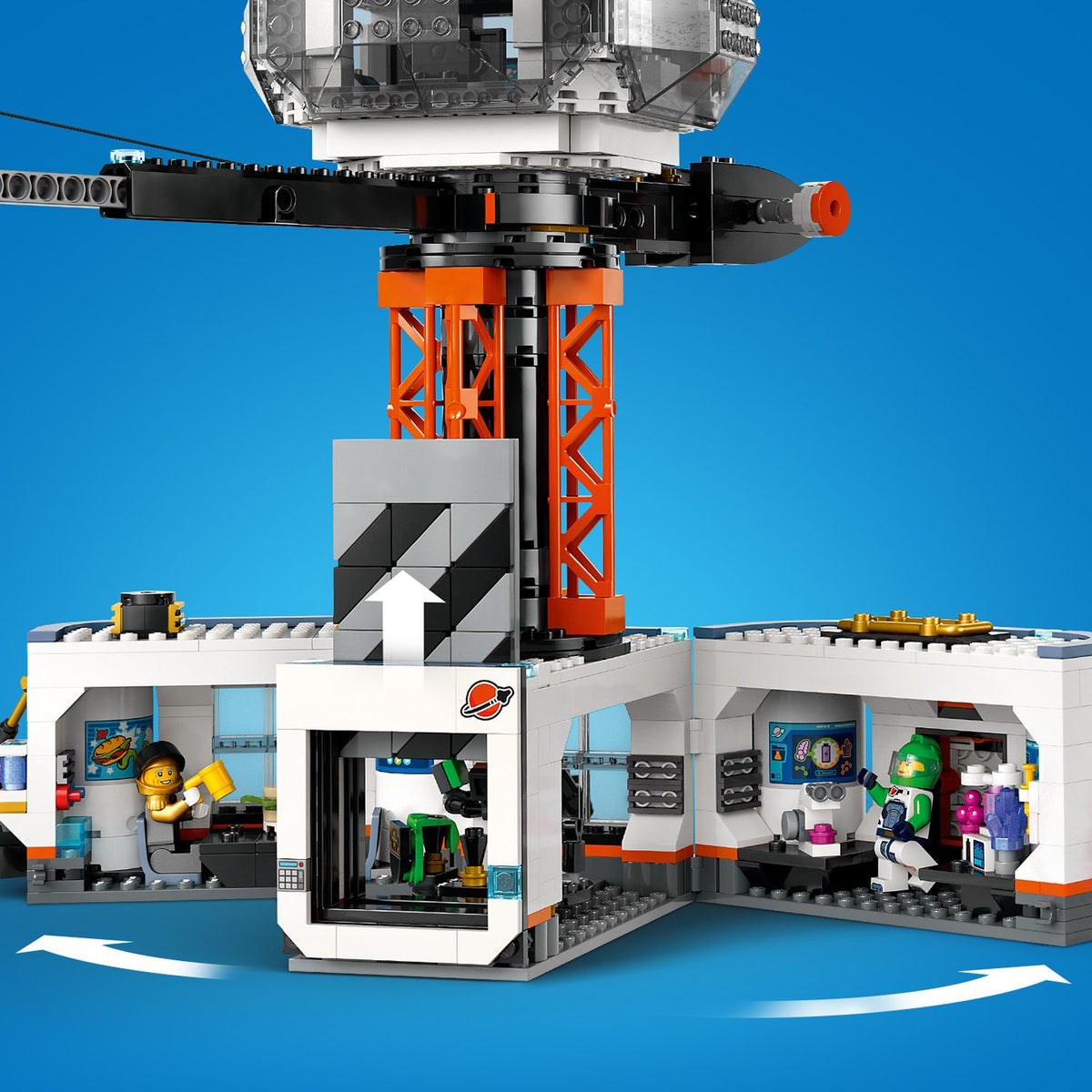 LEGO? City Space Base and Rocket Launchpad