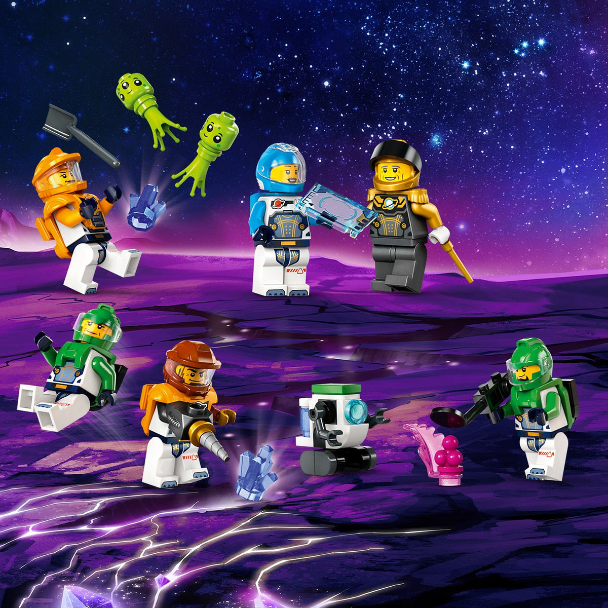 LEGO? City Space Base and Rocket Launchpad