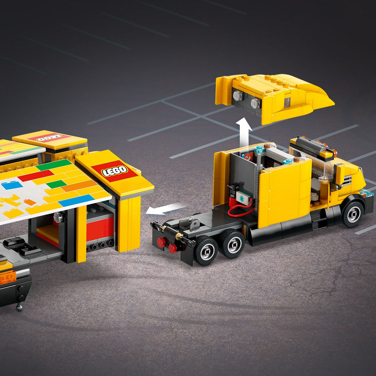 LEGO? City Yellow Delivery Truck