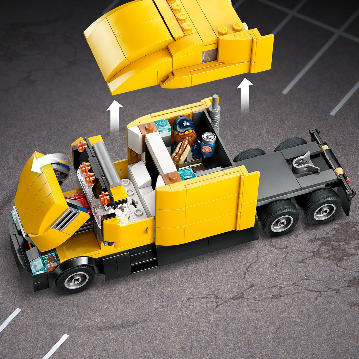 LEGO? City Yellow Delivery Truck