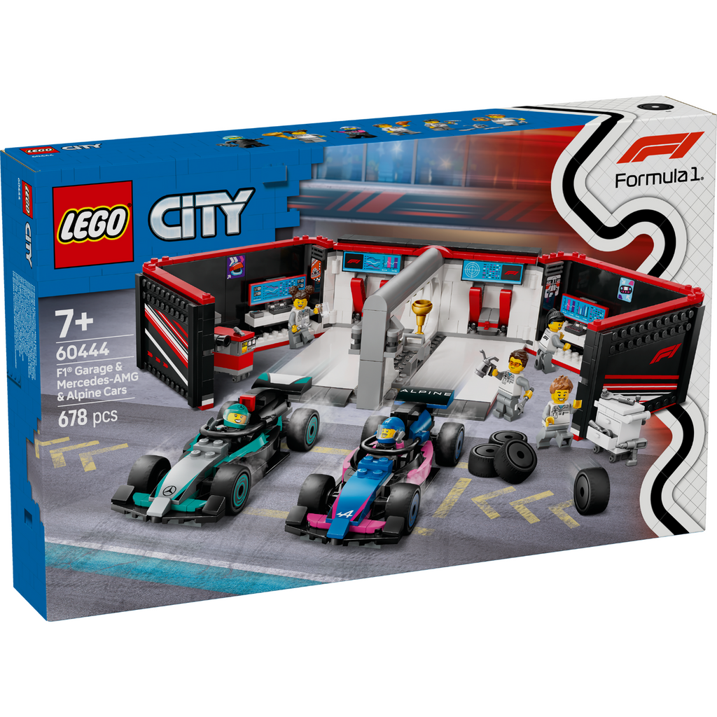 LEGO? City F1? Garage & Mercedes-AMG & Alpine Cars