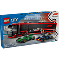 LEGO? City F1? Truck with RB20 & AMR24 F1? Cars