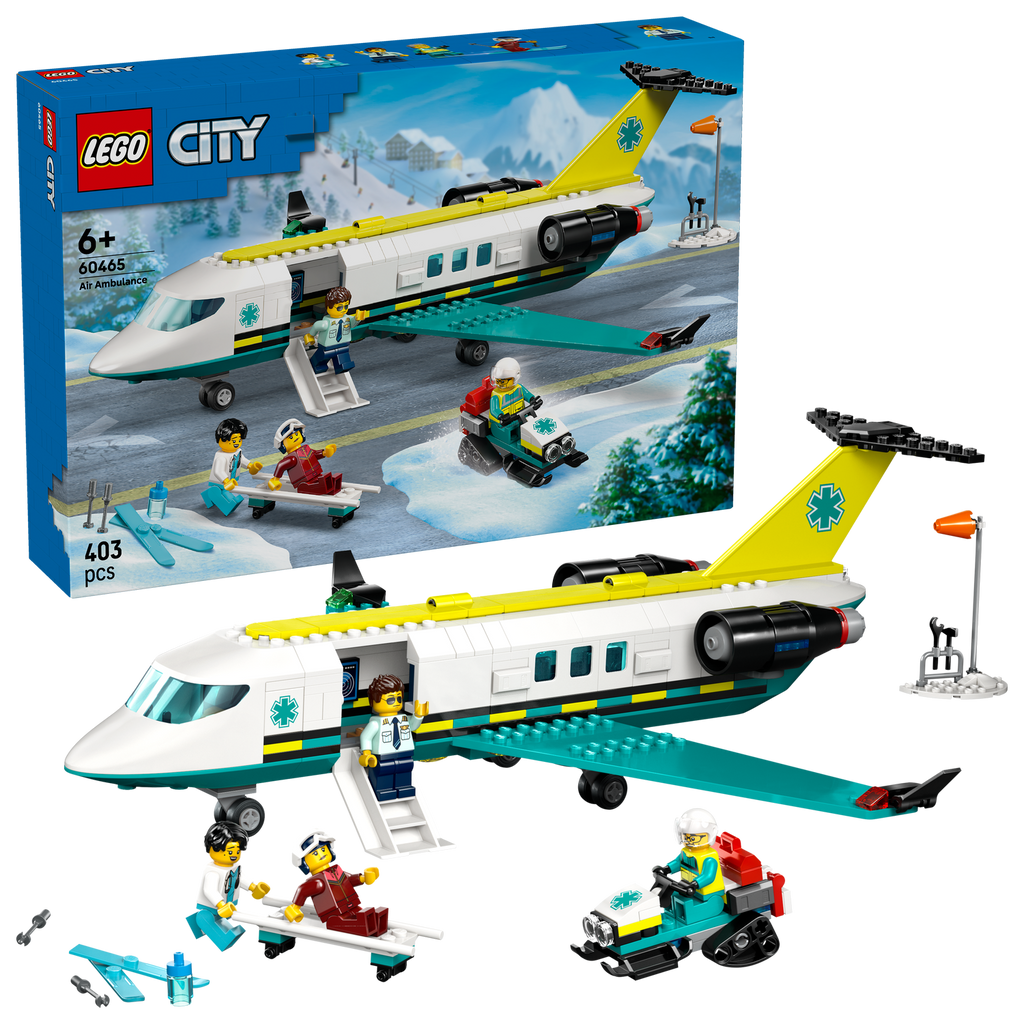 LEGO? City Emergency Air Ambulance Airplane