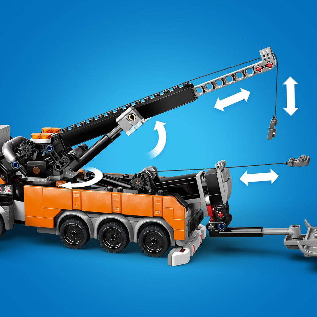 LEGO? City Heavy-Duty Recovery Tow Truck with Crane