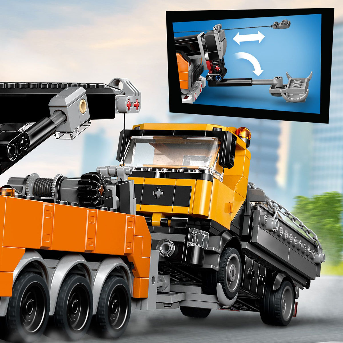 LEGO? City Heavy-Duty Recovery Tow Truck with Crane
