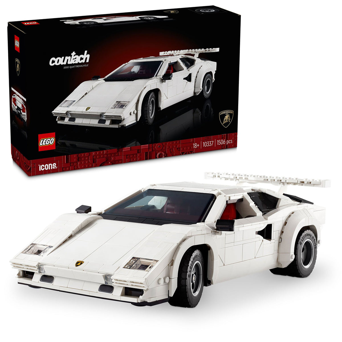 LEGO? Icons Lamborghini Countach 5000 Quattrovalvole