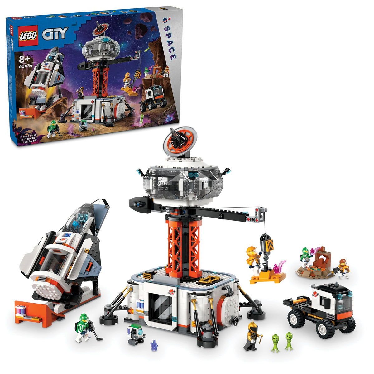 LEGO? City Space Base and Rocket Launchpad