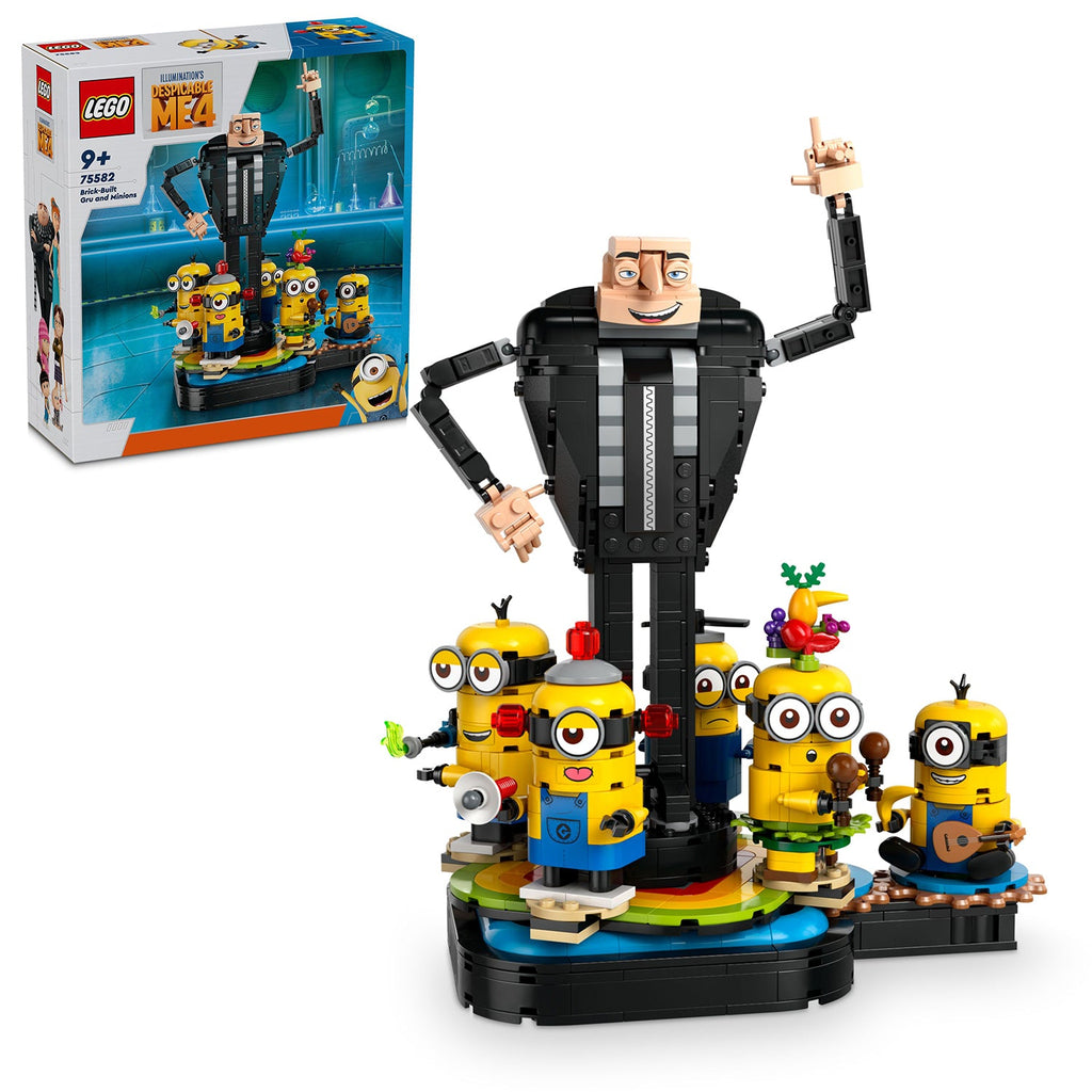 LEGO? Despicable Me 4 Brick-Built Gru and Minions