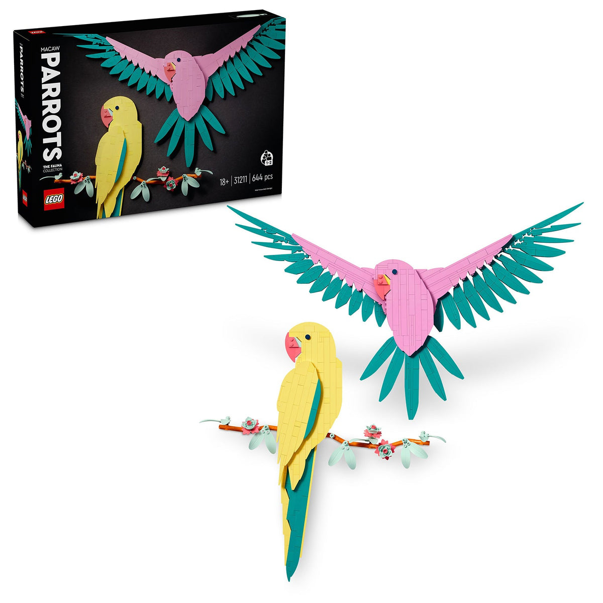 LEGO? Art The Fauna Collection ¨C Macaw Parrots