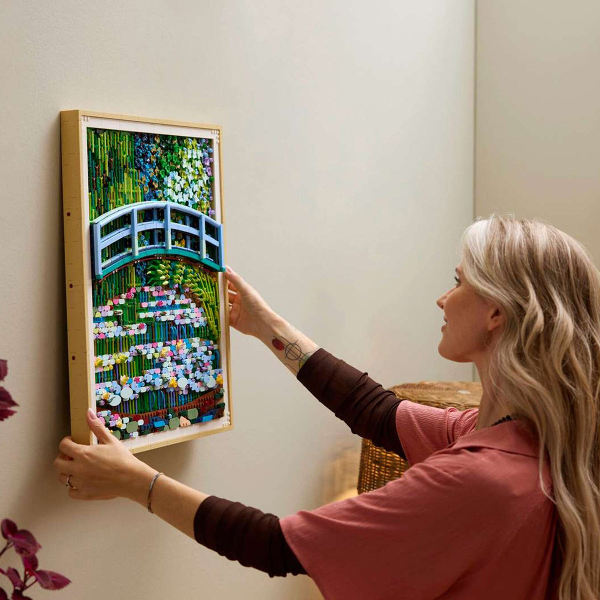 LEGO? Art Claude Monet ¨C Bridge over a Pond of Water Lilies