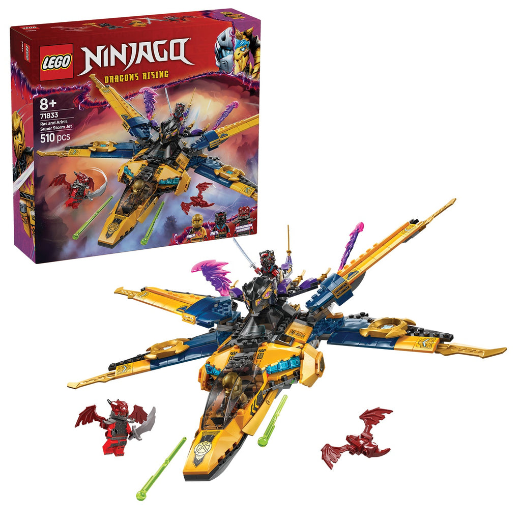 LEGO? NINJAGO? Ras and Arin's Super Storm Jet