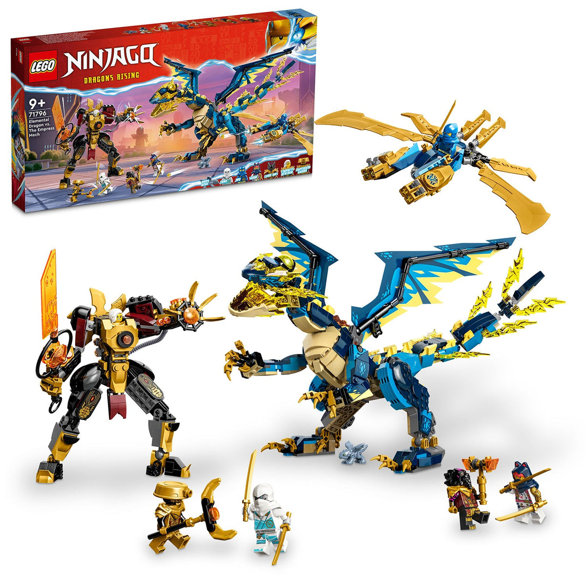 LEGO? NINJAGO? Elemental Dragon vs. The Empress Mech
